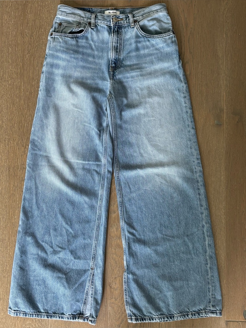 ✨ RE/DONE Wide Leg Jeans – Vintage Flow , size 25”✨